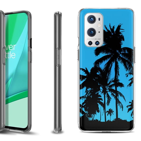 Slim-Fit Flexible TPU Gel Phone Case Compatible with OnePlus 9 PRO 5G, by OneToughShield - Tropical Summer