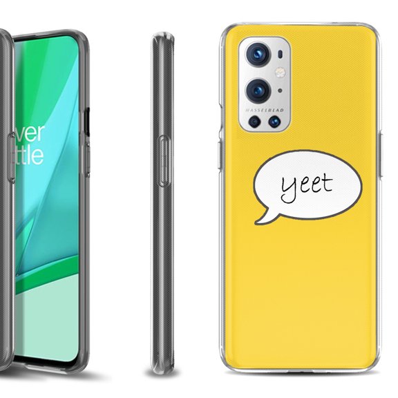 Slim-Fit Flexible TPU Gel Phone Case Compatible with OnePlus 9 PRO 5G, by OneToughShield  - Yeet