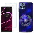 thumbnail image 1 of Slim-Fit Gel TPU Fashion Phone Case for T-Mobile Revvl 6 5G, with Tempered Glass Screen Protector, by OneToughShield ® - Zodiac / Horoscope, 1 of 3