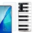 thumbnail image 1 of Slim-Fit Gel TPU Phone Case for TCL 4X 5G, with Tempered Glass Screen Protector, by OneToughShield ® - Piano Design, 1 of 3