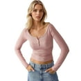 thumbnail image 1 of Slim Fit Lace Detail Long Sleeve Top, 1 of 4