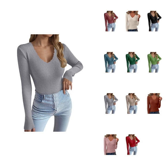 Slim Fit Long Sleeve Knitted Pullover Sweater for Women – Soft Comfortable Turtleneck Top for Casual Wear & Daily Outfits