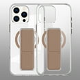 thumbnail image 1 of Slim Fit Phone Case for Apple iPhone 14, Clear Back Shockproof iPhone 14 Case Compatible with MagSafe, Hand Strap & Stand Feature, Premium TPU iPhone 14 Cover,Brown, 1 of 7