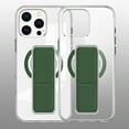 thumbnail image 1 of Slim Fit Phone Case for Apple iPhone 14, Clear Back Shockproof iPhone 14 Case Compatible with MagSafe, Hand Strap & Stand Feature, Premium TPU iPhone 14 Cover,Green, 1 of 7