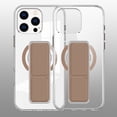 thumbnail image 1 of Slim Fit Phone Case for Apple iPhone 16 Plus, Clear Back Shockproof iPhone 16 Plus Case Compatible with MagSafe, Hand Strap & Stand Feature, Premium TPU iPhone 16 Plus Cover,Brown, 1 of 7