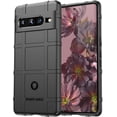 thumbnail image 1 of Slim Fit Phone Case for Google Pixel 7 Pro,Rugged Shield Durable Case with Military Grade Shockproof Protection,Great Grip and Camera Lens Protection Cover for Pixel 7 Pro,HD Black, 1 of 8