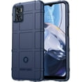 thumbnail image 1 of Slim Fit Phone Case for Motorola E22, Case for Moto E22i, Rugged Shield Case with Military Grade Shockproof Protection and Camera Lens Protection Cover for Moto E22/Moto E22i, HD Blue, 1 of 7
