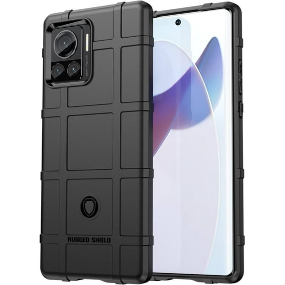 Slim Fit Phone Case for Motorola Edge 30 Ultra, Case for Moto X30 Pro,Rugged Shield Phone Case with Military Grade Shockproof Protection Cover for Moto Edge 30 Ultra/X30 Pro, HD Black