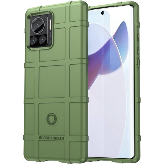 Slim Fit Phone Case for Motorola Edge 30 Ultra, Case for Moto X30 Pro,Rugged Shield Phone Case with Military Grade Shockproof Protection Cover for Moto Edge 30 Ultra/X30 Pro, HD Green