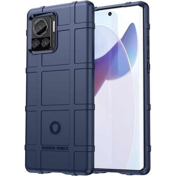 Slim Fit Phone Case for Motorola Edge 30 Ultra, Case for Moto X30 Pro,Rugged Shield Phone Case with Military Grade Shockproof Protection Cover for Moto Edge 30 Ultra/X30 Pro, HD Blue