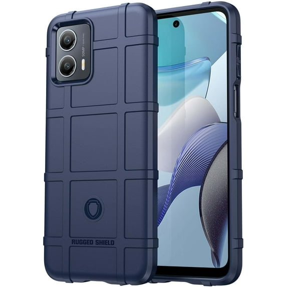 Slim Fit Phone Case for Motorola G 5G 2023, Rugged Shield Case with Military Grade Shockproof,Drop-Tested and Camera Lens Protection Cover for Moto G 5G 2023, HD Blue