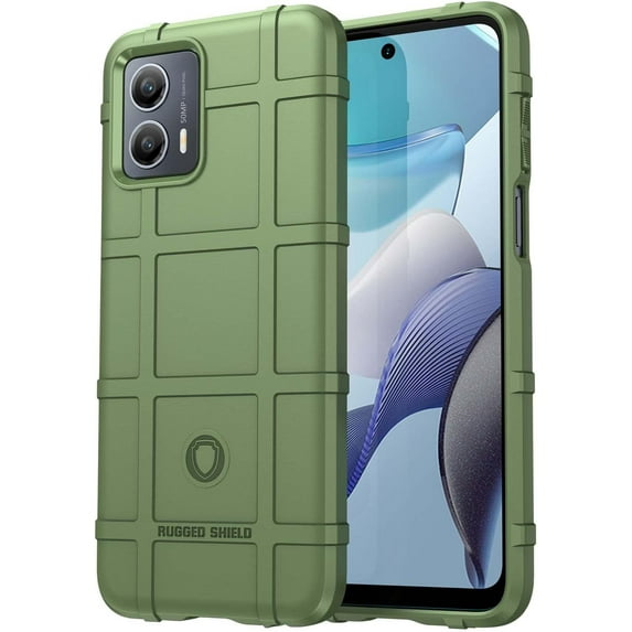 Slim Fit Phone Case for Motorola G 5G 2023, Rugged Shield Case with Military Grade Shockproof,Drop-Tested and Camera Lens Protection Cover for Moto G 5G 2023, HD Green