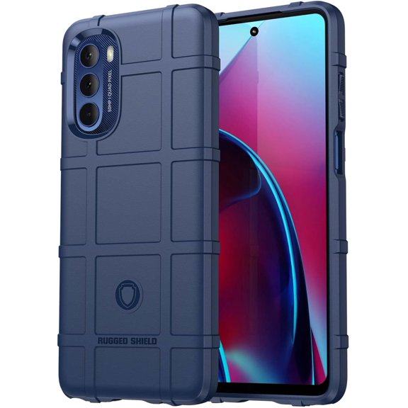 Slim Fit Phone Case for Motorola G Stylus 5G 2022, Rugged Shield Durable Case with Military Grade Shockproof and Screen Camera Lens Protection Cover for Moto G Stylus 5G 2022, HD Blue