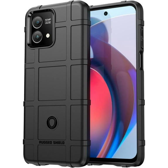 Slim Fit Phone Case for Motorola G Stylus 5G 2023, Rugged Shield Case with Military Grade Shockproof,Drop-Tested and Camera Lens Protection Cover for Moto G Stylus 5G 2023, HD Black
