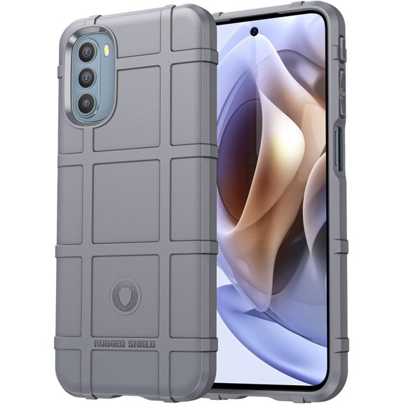 Slim Fit Phone Case for Motorola G31,Case for Moto G41,Rugged Shield Durable Case with Military Grade Shockproof, Drop-Tested and Camera Lens Protection Cover for Moto G31/G41, HD Gray