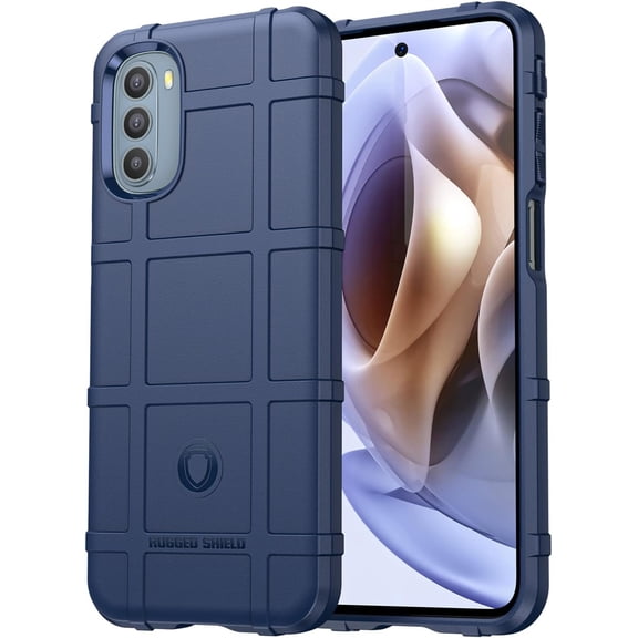 Slim Fit Phone Case for Motorola G31,Case for Moto G41,Rugged Shield Durable Case with Military Grade Shockproof, Drop-Tested and Camera Lens Protection Cover for Moto G31/G41, HD Blue