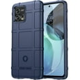 thumbnail image 1 of Slim Fit Phone Case for Motorola Moto G72, Rugged Shield Phone Case with Military Grade Shockproof Protection and Camera Lens Protection Cover for Moto G72, HD Blue, 1 of 8