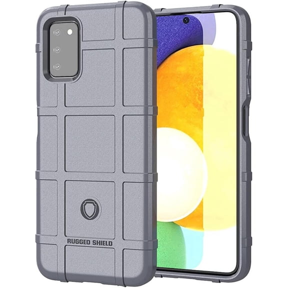 Slim Fit Phone Case for Samsung Galaxy A03S,Rugged Shield Phone Case with Military Grade Shockproof Protection,Drop-Tested and Camera Lens Protection Cover for Galaxy A03S,HD Gray