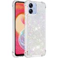 thumbnail image 1 of Slim Fit Phone Case for Samsung Galaxy A04E, Case for Galaxy M04, Case for Galaxy F04,Glitter Liquid Quicksand Effect Silicone Soft TPU Case for Galaxy A04E/M04/F04,LSWT Colorful, 1 of 12