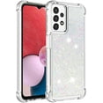 thumbnail image 1 of Slim Fit Phone Case for Samsung Galaxy A13, Glitter Liquid Quicksand Effect Silicone Soft TPU Case with Camera Lens and Screen Protection Cover for Galaxy A13 4G/5G,LSWT Colorful, 1 of 14