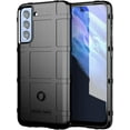 thumbnail image 1 of Slim Fit Phone Case for Samsung Galaxy S21 FE (Not S21),Rugged Shield Durable Case with Military Grade Shockproof,Drop-Tested and Camera Lens Protection Cover for Galaxy S21 FE,HD Black, 1 of 8