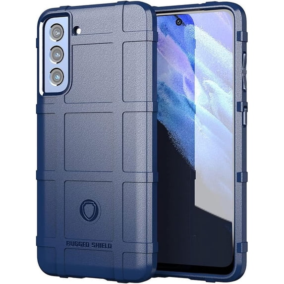 Slim Fit Phone Case for Samsung Galaxy S21 FE (Not S21),Rugged Shield Durable Case with Military Grade Shockproof,Drop-Tested and Camera Lens Protection Cover for Galaxy S21 FE,HD Blue