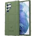 thumbnail image 1 of Slim Fit Phone Case for Samsung Galaxy S22 Ultra, Rugged Shield Durable Case with Military Grade Shockproof and Camera Lens Protection Shell for Galaxy S22 Ultra, HD Green, 1 of 16