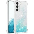 thumbnail image 1 of Slim Fit Phone Case for Samsung Galaxy S23 (Not fit S23 Plus), Glitter Liquid Quicksand Effect Silicone Soft TPU Case with Camera Lens and Screen Protection for Galaxy S23,LSWT Silvery Blue, 1 of 12