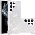 thumbnail image 1 of Slim Fit Phone Case for Samsung Galaxy S23 Ultra, Glitter Liquid Quicksand Effect Silicone Soft TPU Case with Camera Lens and Screen Protection for Galaxy S23 Ultra,LSWT Colorful, 1 of 14