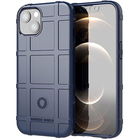 Slim Fit Phone Case for iPhone 13 Mini,Rugged Shield Durable Case with Military Grade Shockproof,Drop-Tested and Camera Lens Protection Cover for iPhone 13 Mini,HD Blue