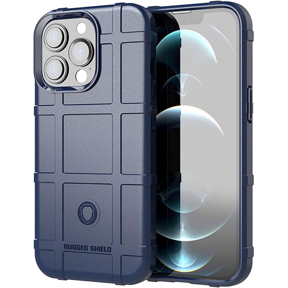 Slim Fit Phone Case for iPhone 13 Pro Max,Rugged Shield Case with Military Grade Shockproof Protection,Drop-Tested and Camera Lens Protection Shell for iPhone 13 Pro Max (6.7), HD Blue