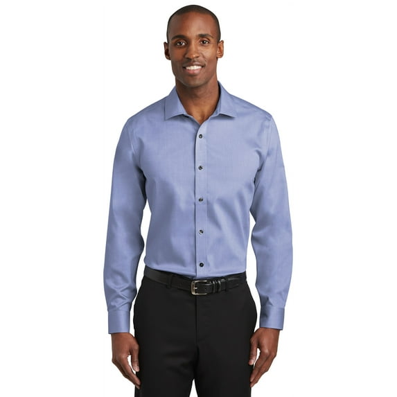 Red House RH620 Slim Fit Pinpoint Oxford NonIron Shirt, Vintage Navy, XS