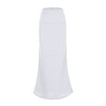 thumbnail image 1 of Slim Fit Ruched Pencil Skirts For Women High Waisted Elastic Band Bodycon Shirring Skirt With Plus Size Maxi Length, 1 of 3