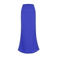 thumbnail image 1 of Slim Fit Ruched Pencil Skirts For Women Elastic Band Bodycon Shirring Skirt Skirt And Fishtail Skirt Midi Pleated Skirt Girls Swim Skirt Pencil Skirts for Women below Knee Sheer Skirt Puffy Skirts, 1 of 4