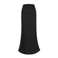 thumbnail image 1 of Slim Fit Ruched Pencil Skirts For Women High Waisted Elastic Band Bodycon Shirring Skirt With Plus Size Maxi Length Skirt Shorts Bed Skirt Wrap around Punk Skirt Pleated Midi Skirt Ballet Skirts, 1 of 4