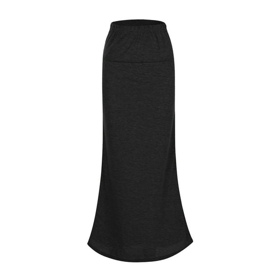 Slim Fit Ruched Pencil Skirts For Women High Waisted Elastic Band Bodycon Shirring Skirt With Plus Size Maxi Length Skirt Shorts Bed Skirt Wrap around Punk Skirt Pleated Midi Skirt Ballet Skirts