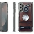 thumbnail image 1 of Shockproof Protective Phone Case Cover for Samsung Galaxy S25 FE, by OneToughShield - Vintage Payphone, 1 of 5
