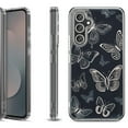 thumbnail image 1 of Shockproof Protective Phone Case Cover for Samsung Galaxy S25 FE, by OneToughShield - Butterfly BW, 1 of 5