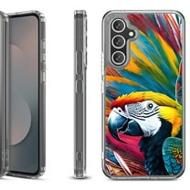 Shockproof Protective Phone Case Cover for Samsung Galaxy S25 FE, by OneToughShield - Macaw