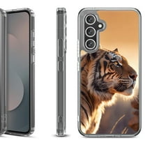 Shockproof Protective Phone Case Cover for Samsung Galaxy S25 FE, by OneToughShield - Tiger
