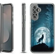 thumbnail image 1 of Shockproof Protective Phone Case Cover for Samsung Galaxy S25 FE, by OneToughShield - Wolf Moon, 1 of 5