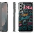 thumbnail image 1 of Shockproof Protective Phone Case Cover for Samsung Galaxy S25 FE, by OneToughShield - Abstract Menu, 1 of 5