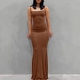 thumbnail image 1 of Slim Fit Sleeveless Bodycon Dress for Women - Casual Waist Defined Mini Dress for Elegant Look, 1 of 3