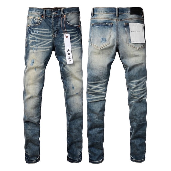 Slim Fit Stretch Jeans Ripped Skinny Jeans for Men, Distressed Straight Leg Fashion Comfort Flex Waist Jeans