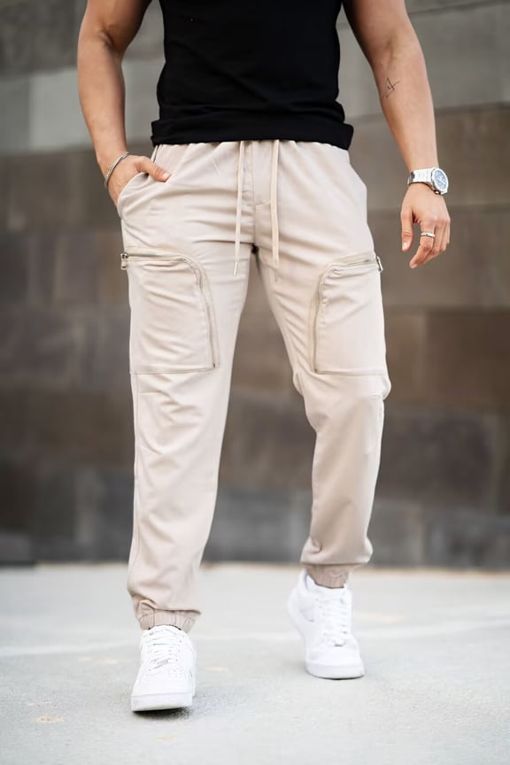 Slim Fit Stretch Men's Dress Pants | Formal Business Trousers for Office & Wedding