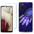 thumbnail image 1 of Slim-Fit TPU Phone Case Compatible with Samsung Galaxy A02s, with Tempered Glass Screen Protector, by OneToughShield ® - Dream Catcher, 1 of 3