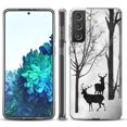 thumbnail image 1 of Slim-Fit TPU Protective Phone Case compatible with Samsung Galaxy S21+ 5G / S21 PLUS 5G, by OneToughShield ® - Forest Deer, 1 of 3