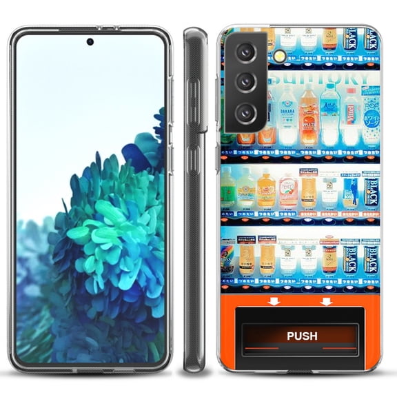Slim-Fit TPU Protective Phone Case compatible with Samsung Galaxy S21+ 5G / S21 PLUS 5G, by OneToughShield - Vending Machine