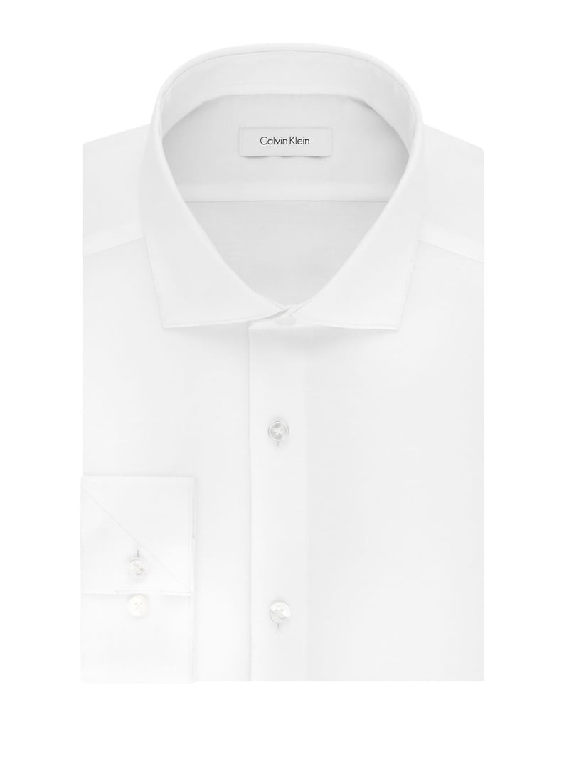 fit & flare holiday dress Con.Struct Men's Solid Navy Performance Dress Shirt, Navy / 2X18-18.5 35/36 / Slim main image 0