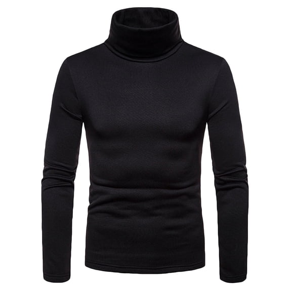 Slim Fit Turtleneck Sweater for Men Knit Thermal Turtle Neck Pullover Sweaters Casual Basic Ribbed Knitted Pullovers